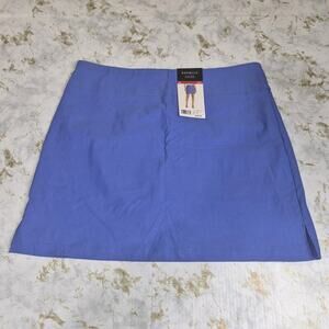 Rafaella Skort XL Amparo Blue Solid Print Golf Tennis Pickleball Athletic Skirt